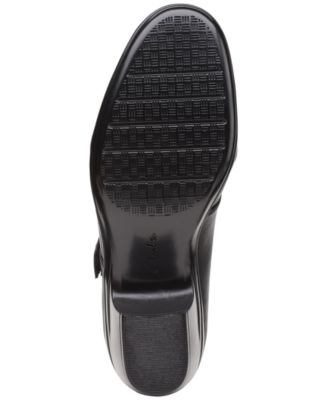 Clarks Damen Emily 2 Darcey Pumps - Blockabsatz 55 Mm, Leder - Bequeme Stiefeletten