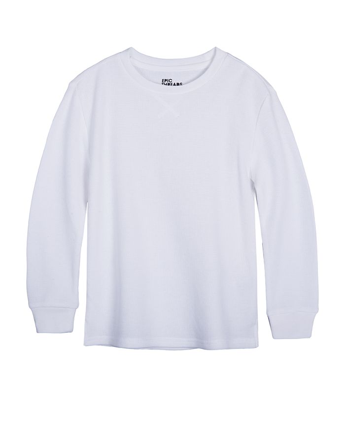 Epic Threads Big Boys Long Sleeve Thermal T-shirt, Created for Macy's ...