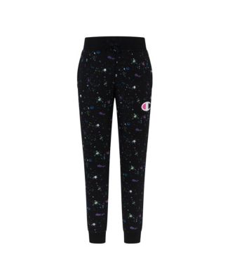 Champion all over print deals joggers black