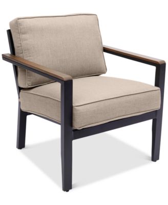 Agio - Stockholm Outdoor Club Chair with Outdoor Cushions