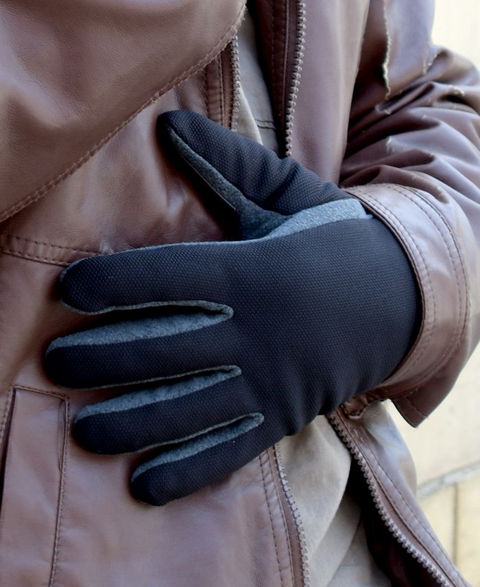 Isotoner Signature Men's Tech Stretch Gloves - Macy's