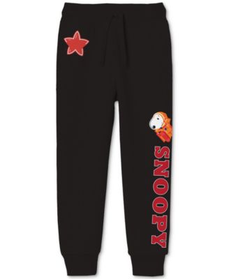 Hybrid Apparel - Adult Unisex Snoopy Graphic Fleece Joggers