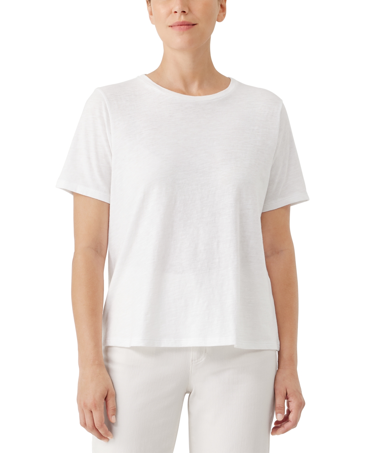 Eileen Fisher Women's Organic Cotton T-Shirt