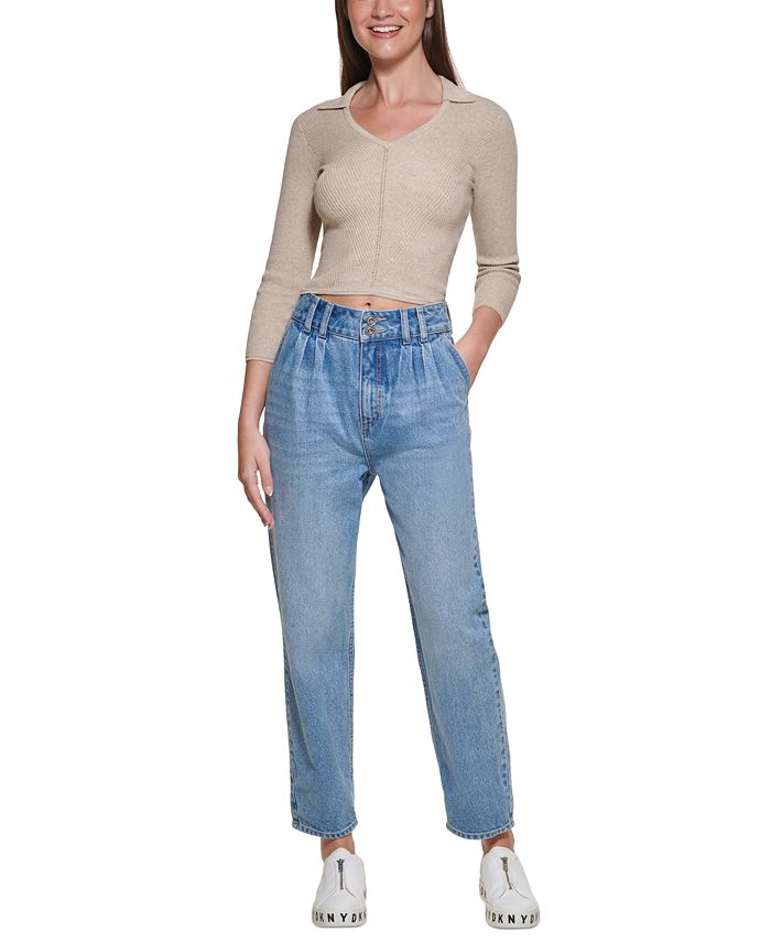 DKNY Jeans Women's Pleated Jeans - Macy's