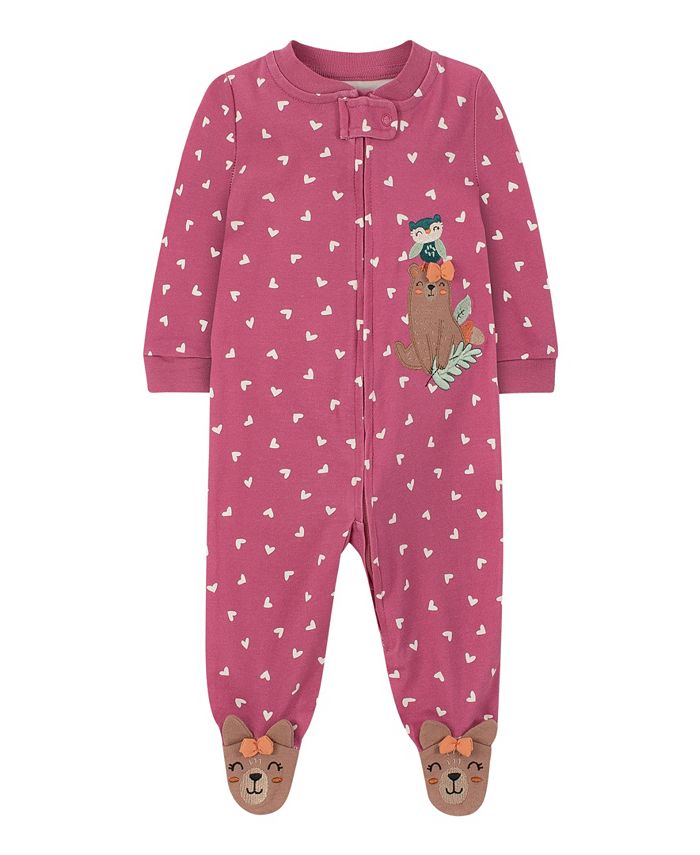 Koala Baby Girls Interlock Sleep and Play Footie Macy's