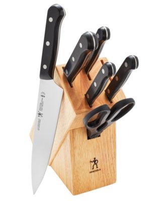 Henckles Definition 7 Pc Self Sharpening Knife Block Set, Fine Edge 