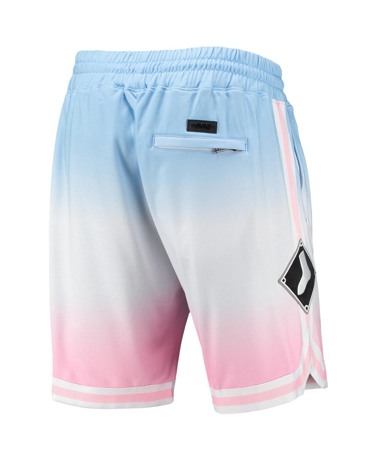 Shop Pro Standard Men's  Blue, Pink Chicago White Sox Team Logo Pro Ombre Shorts In Blue,pink