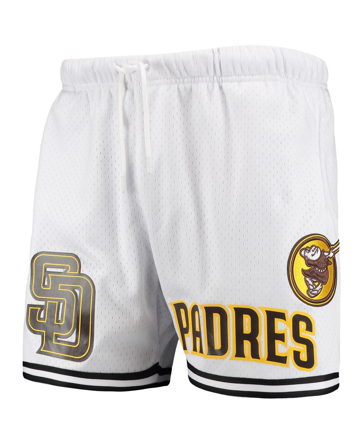 Shop Pro Standard Men's  White San Diego Padres Logo Mesh Shorts