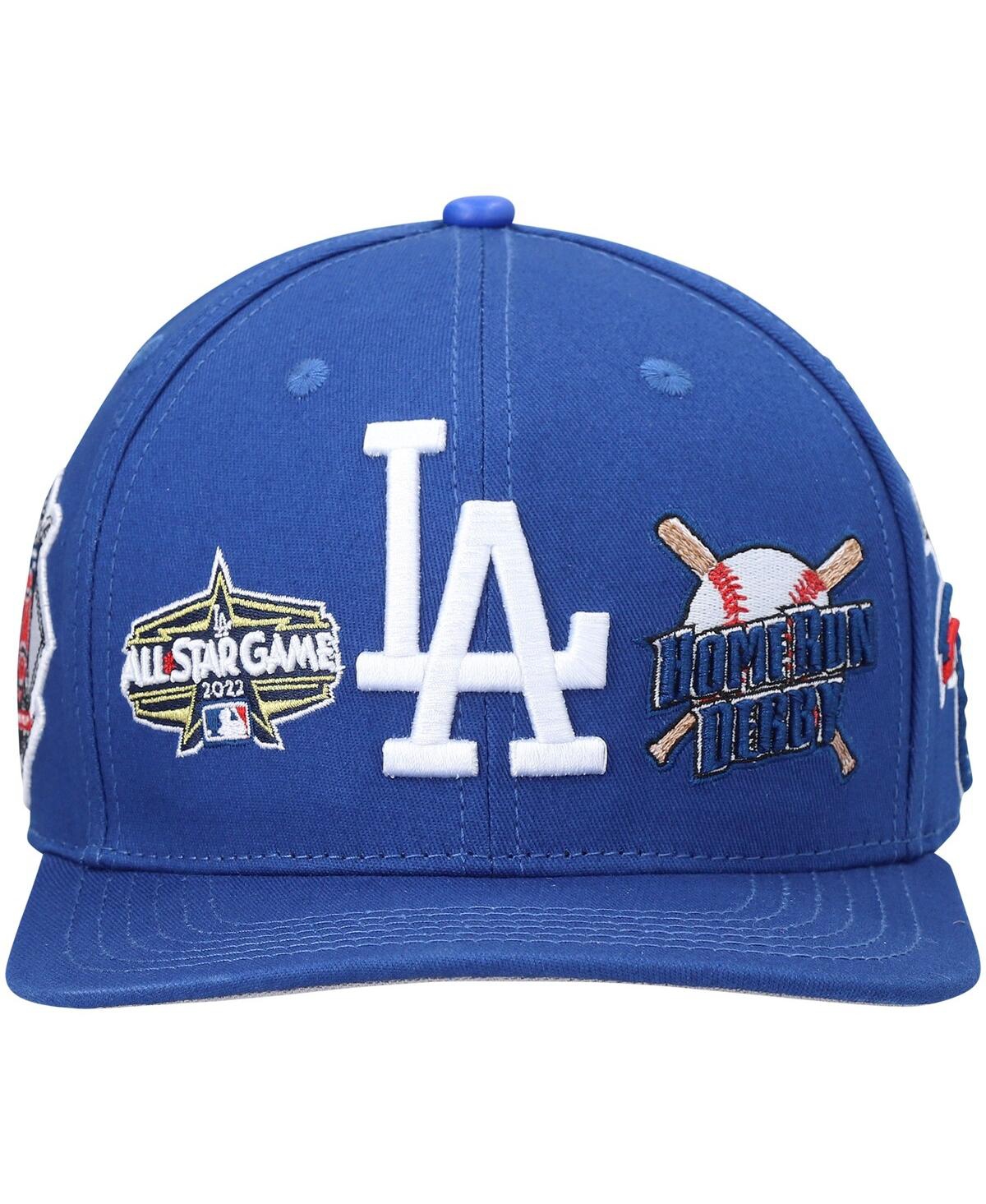 Shop Pro Standard Men's  Royal Los Angeles Dodgers All-star Multi Hit Wool Snapback Hat