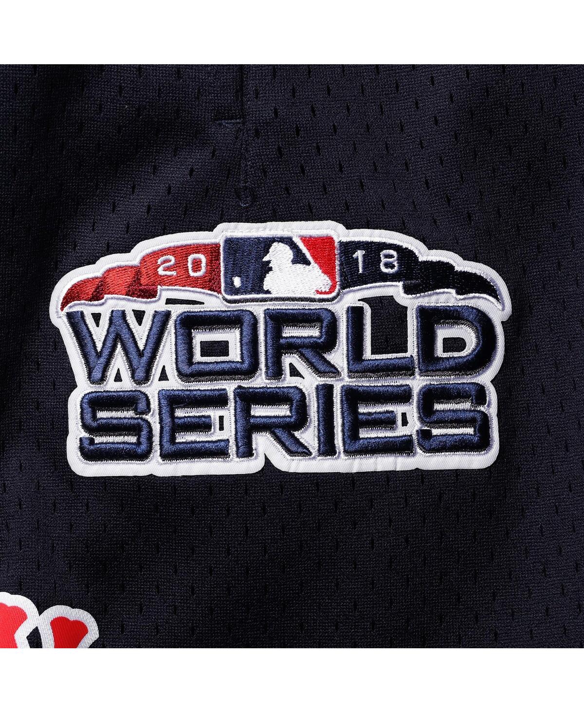 PRO STANDARD MEN'S PRO STANDARD NAVY BOSTON RED SOX 2018 WORLD SERIES MESH SHORTS 