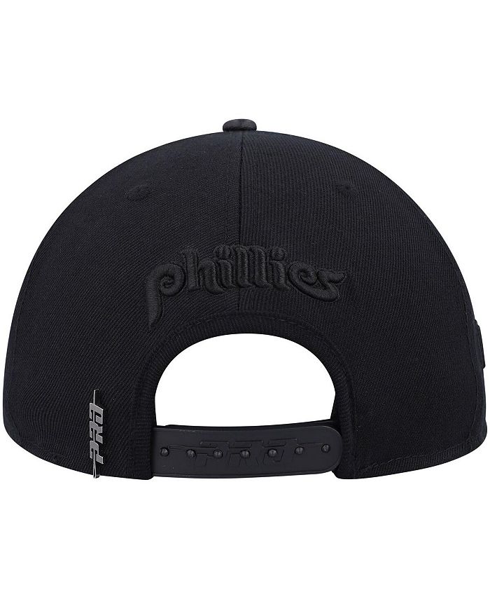 Pro Standard Men's Black Philadelphia Phillies Triple Black Wool ...