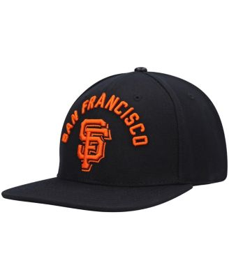 Pro Standard Men's Black San Francisco Giants Stacked Logo Snapback Hat