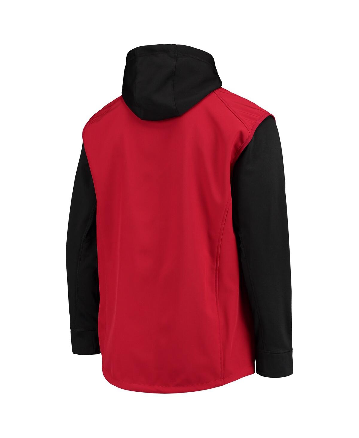 Dunbrooke Men's  Scarlet And Black San Francisco 49ers Alpha Full-zip Hoodie Jacket In Scarlet,black