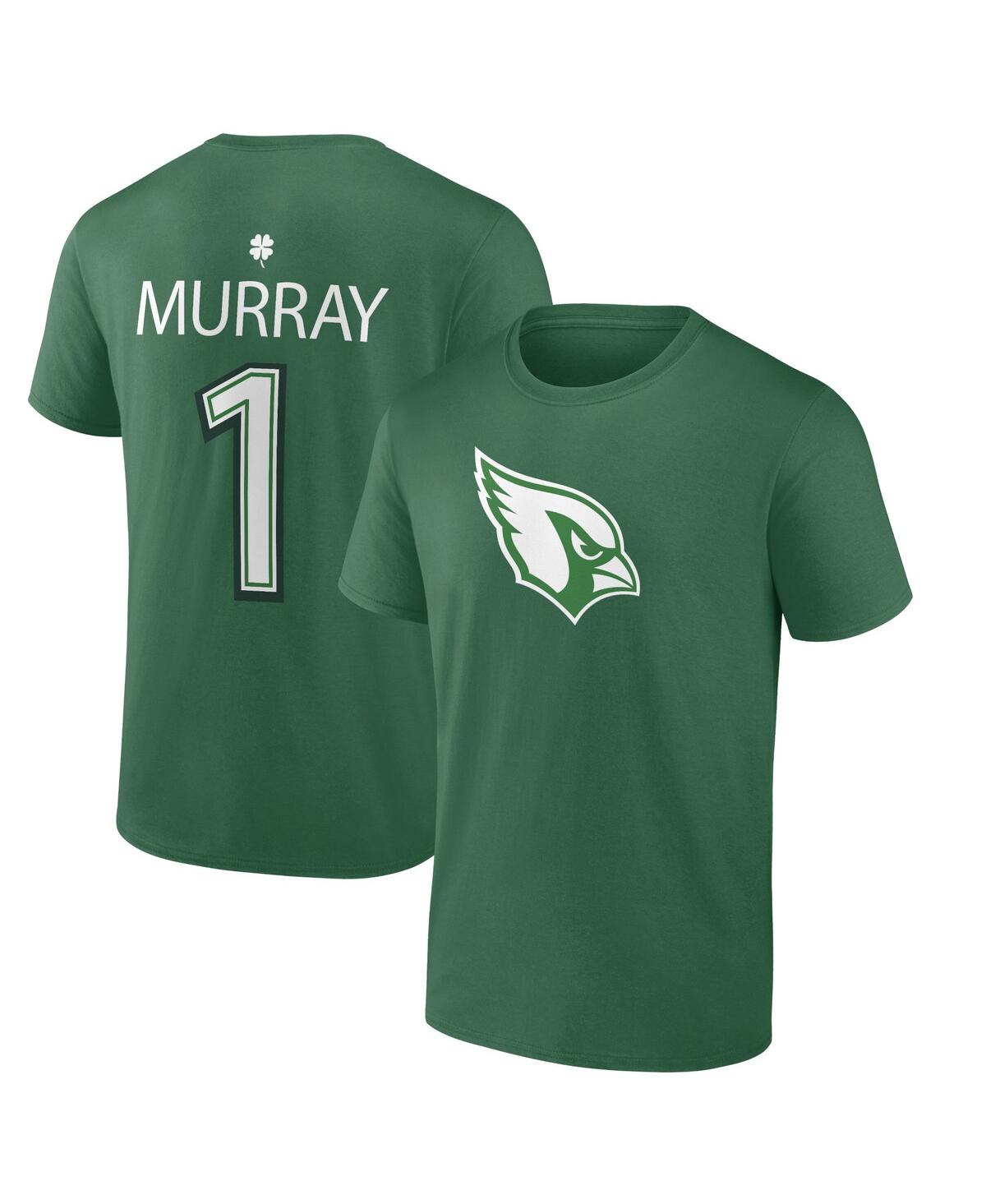 Shop Fanatics Men's  Kyler Murray Green Arizona Cardinals St. Patrick's Day Icon Player T-shirt