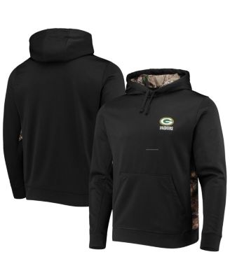 Men's Dunbrooke Black/Realtree Camo Green Bay Packers Logo Ranger Pullover  Hoodie