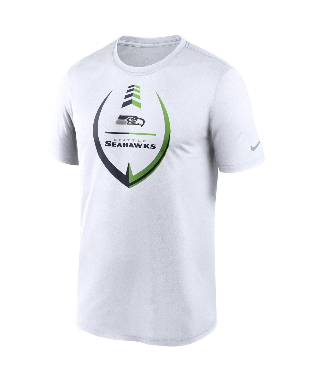 NIKE MEN'S NIKE WHITE SEATTLE SEAHAWKS ICON LEGEND PERFORMANCE T-SHIRT