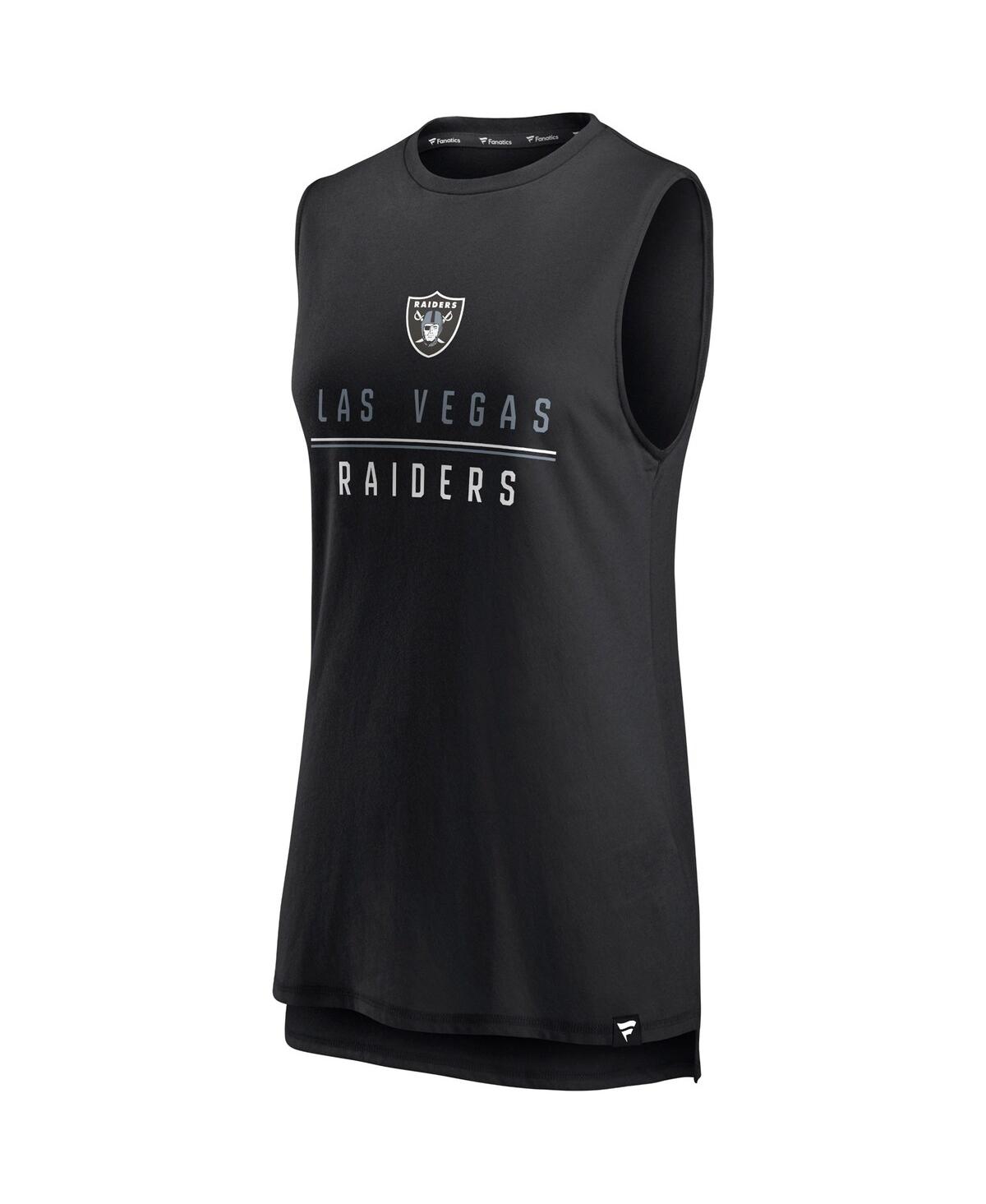 Women's FanaticsLas Vegas Raiders True Contender Tank Top - Black