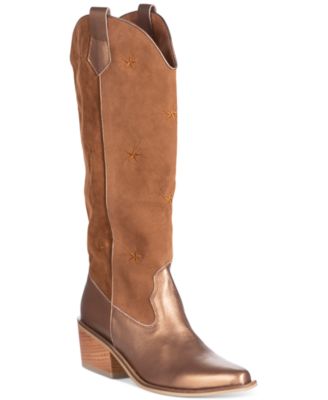 Silvia Cobos - Women's Galaxy Stars Embroidered Western Boots