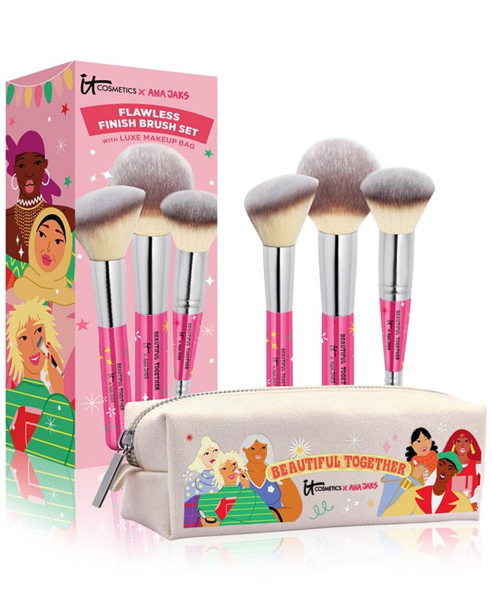 IT Cosmetics 4-Pc. Beautiful Together Flawless Finish Makeup Brush Set &  Reviews - Makeup - Beauty - Macy's