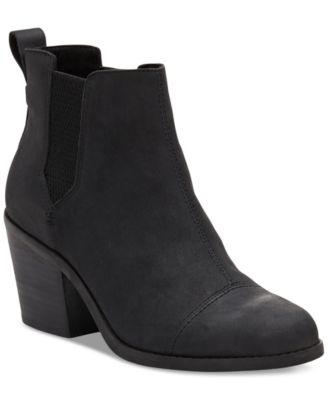 TOMS - Women's Everly Cutout Block-Heel Booties