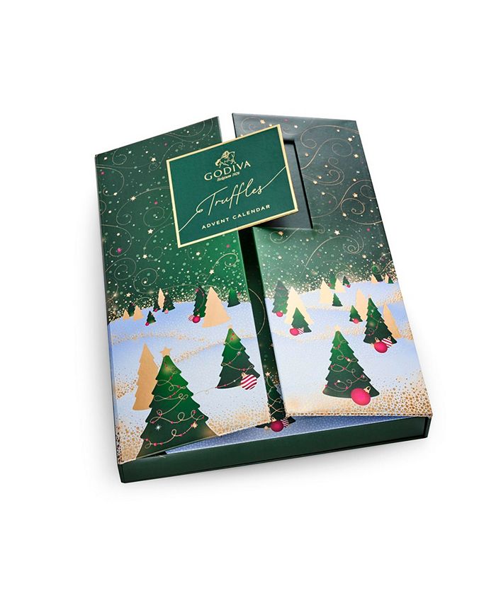 Godiva Holiday Luxury Chocolate Truffles Advent Calendar 24 Pieces