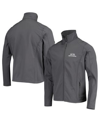 Men's Charcoal Seattle Seahawks Sonoma Softshell Full-Zip Jacket