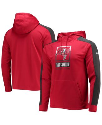Men's Red Tampa Bay Buccaneers Combine Authentic Rise Pullover Hoodie