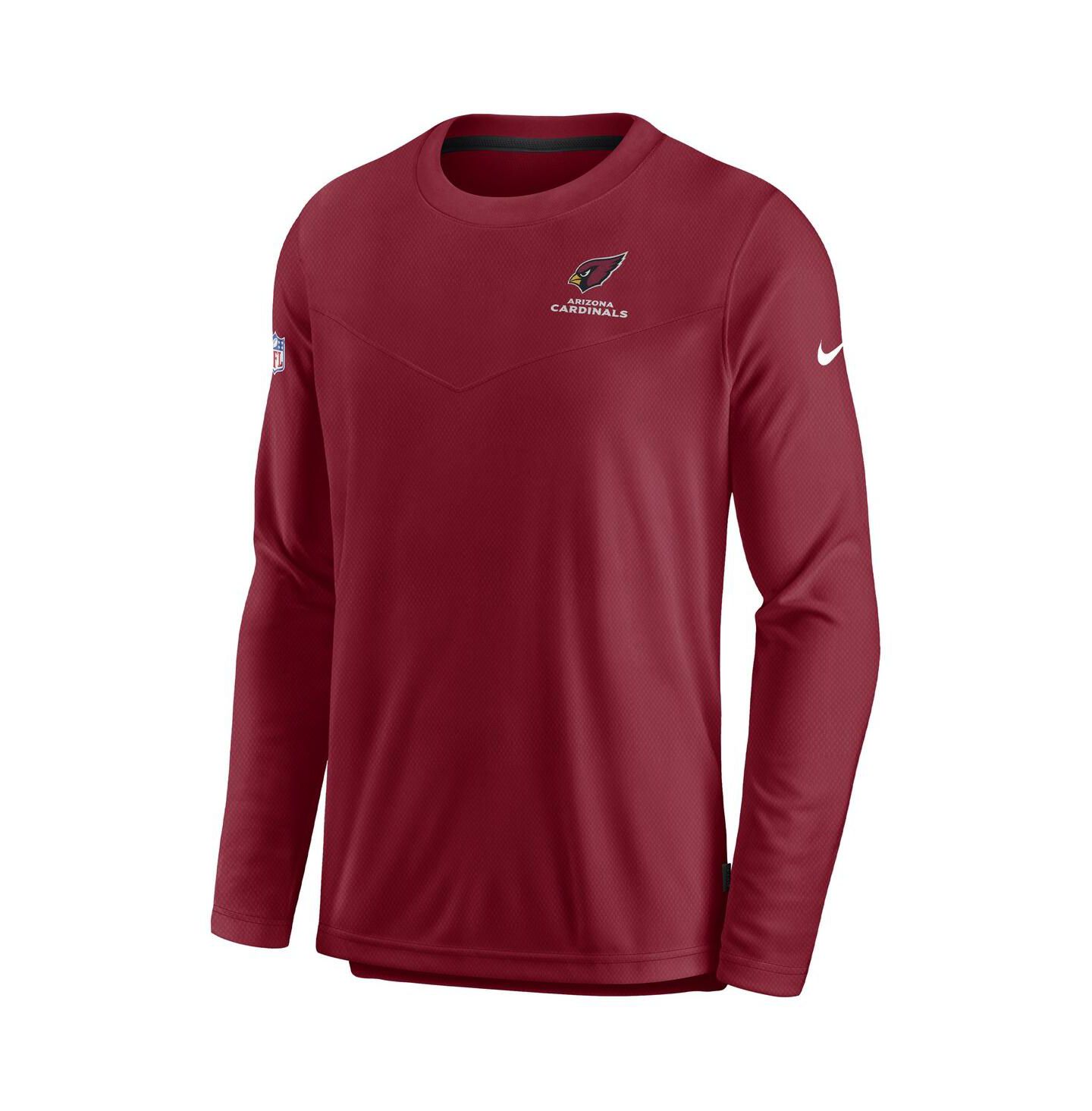 Мужская футболка Nike Cardinal Arizona Cardinals Lockup Performance Long Sleeve — фото 3