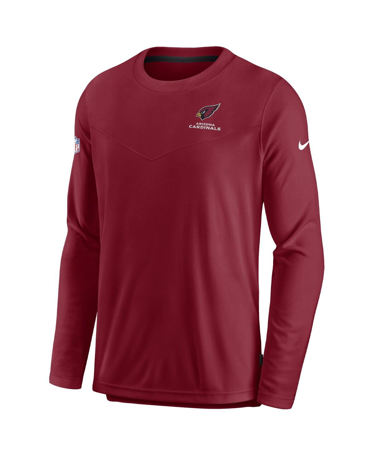 Men's NikeArizona Cardinals Lockup Performance Long Sleeve T-shirt - Cardinal