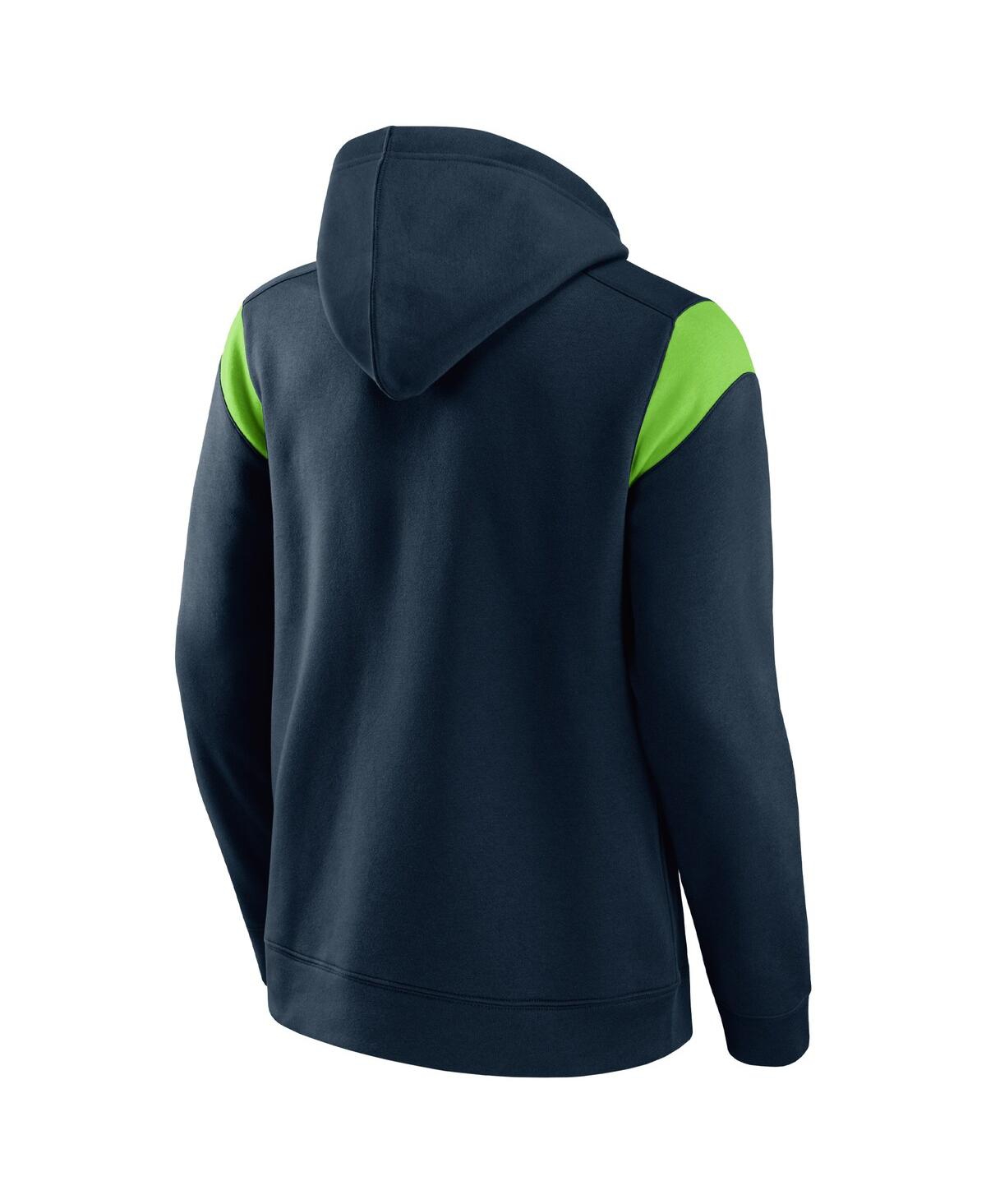 Fanatics Branded College Navy Seattle Seahawks Call The Shot Pullover Hoodie In Navy