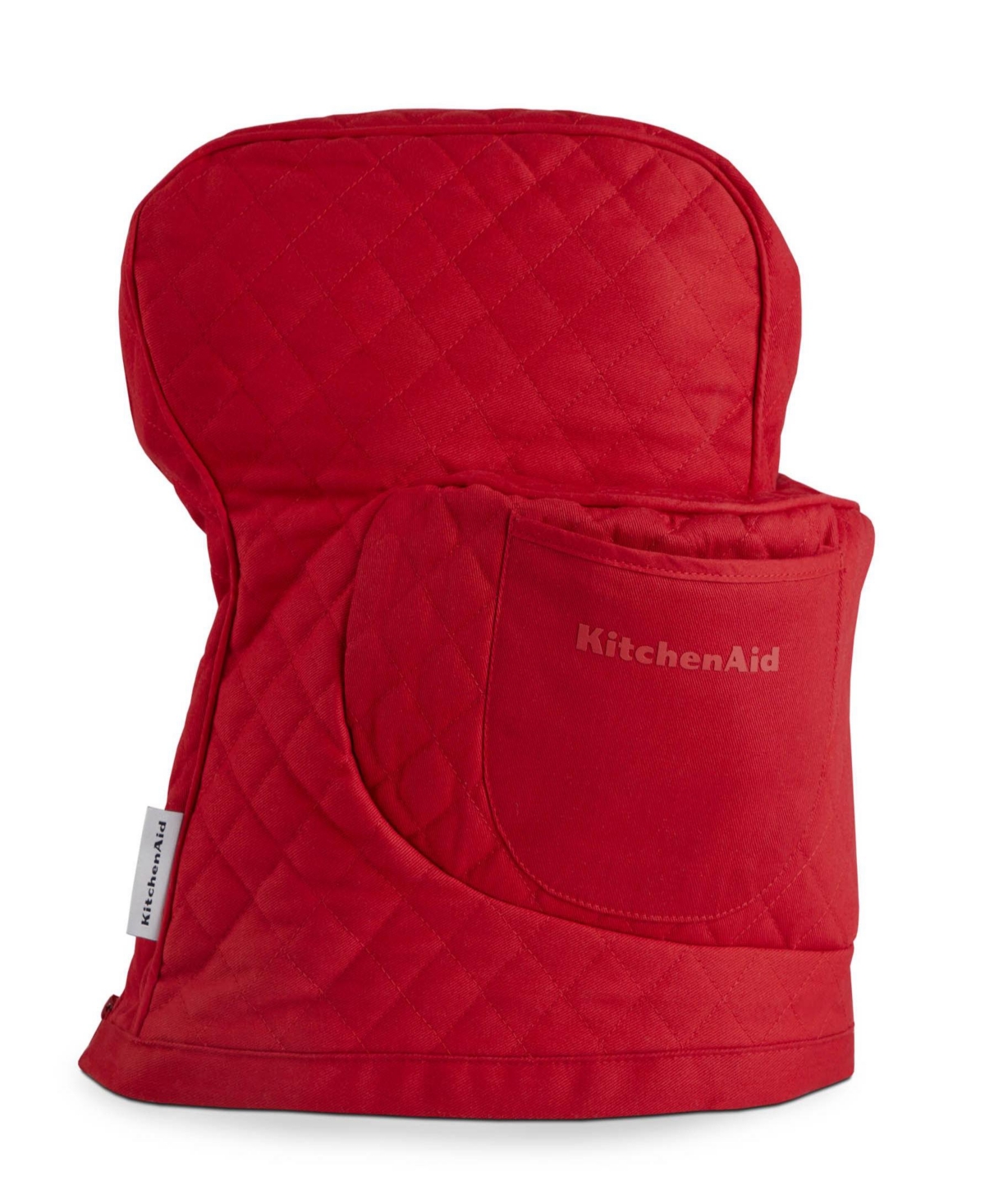 Quilted Fitted Mixer Cover, 14.37" x 18" - Quilted Passion Red