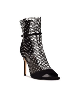 mesh booties closed toe