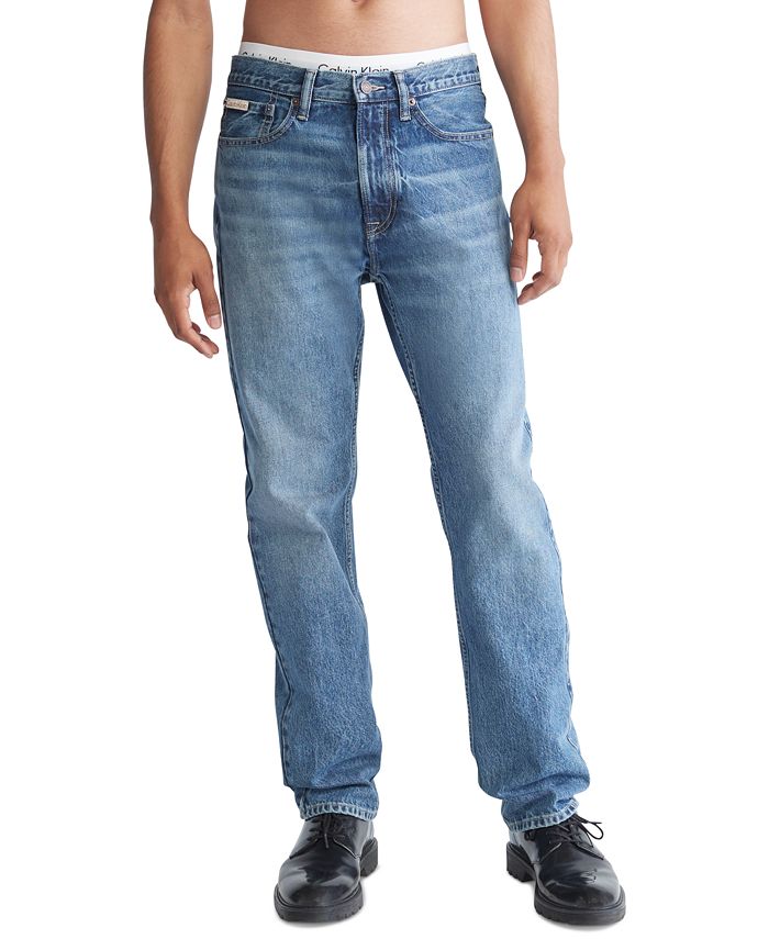 Calvin Klein Men's Standard Straight-Fit Jeans & Reviews - Jeans - Men -  Macy's