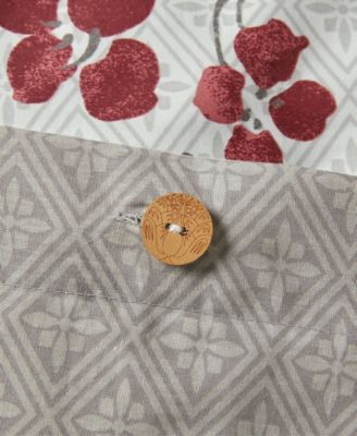 Cherry Blossom 3-Pc. Duvet Cover Set, Queen
