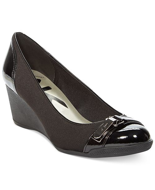 Anne Klein Sport Tamorow Wedges Reviews Pumps Shoes Macy S