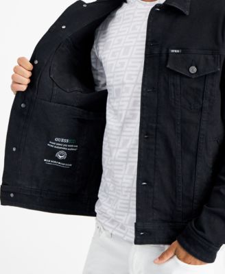 Guess Men's Eco Dillon Jacket In Light Wash