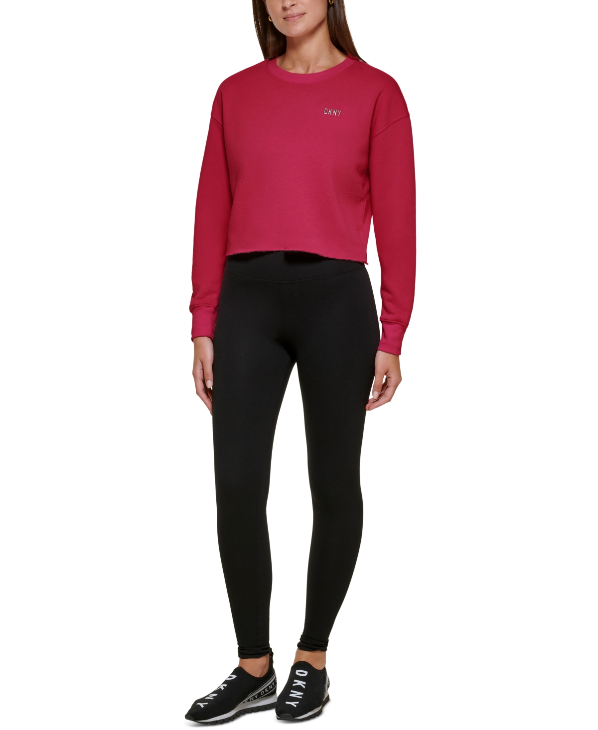  Dkny Sport Women's Cropped Pullover