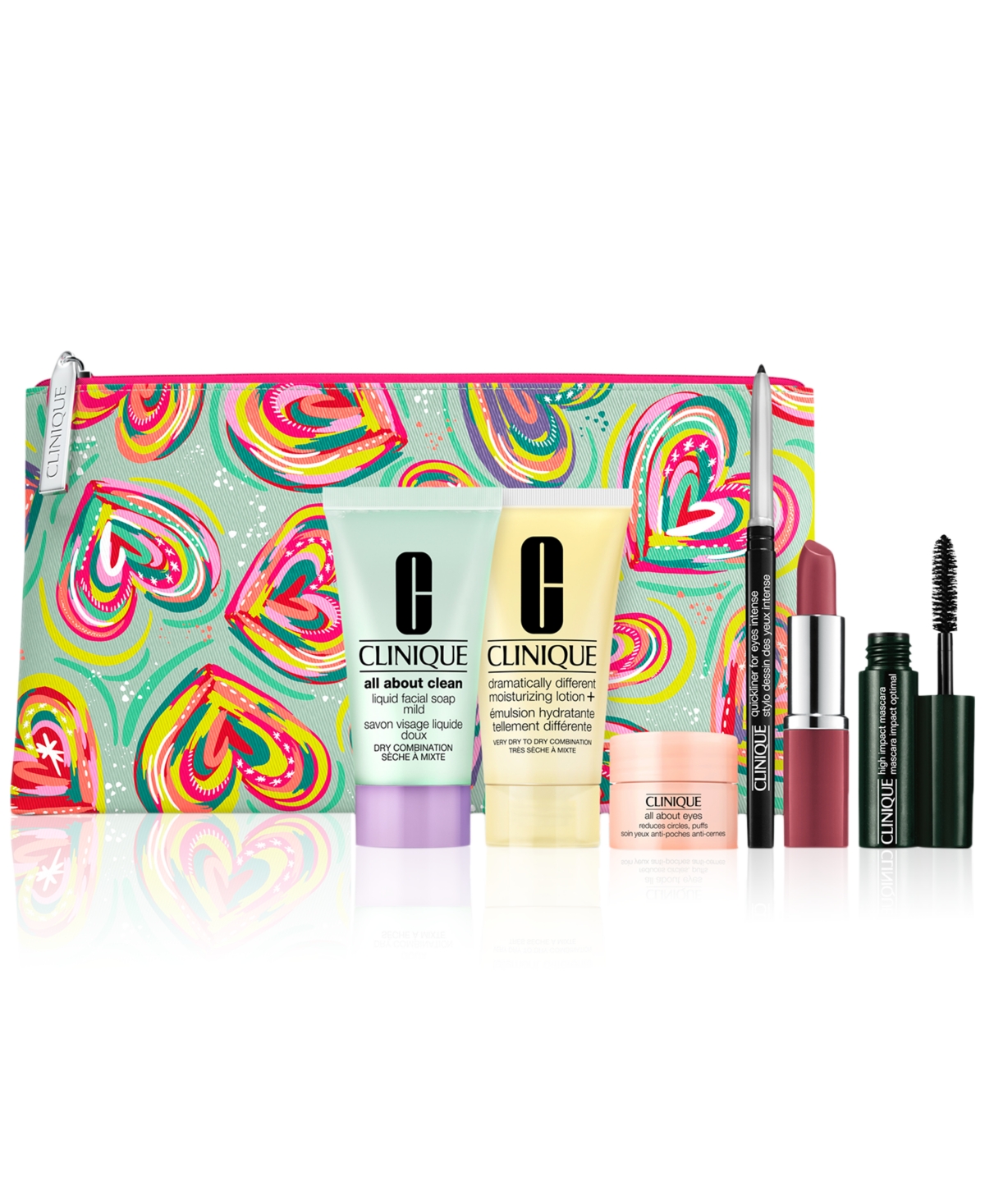 Choose your Free Skin Care Gift Set with any $36 Clinique purchase (Up to $108 Value!) - 7-Pc Set w/ Daily Care Trio