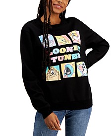 Juniors' Looney Tunes Box Sweatshirt 