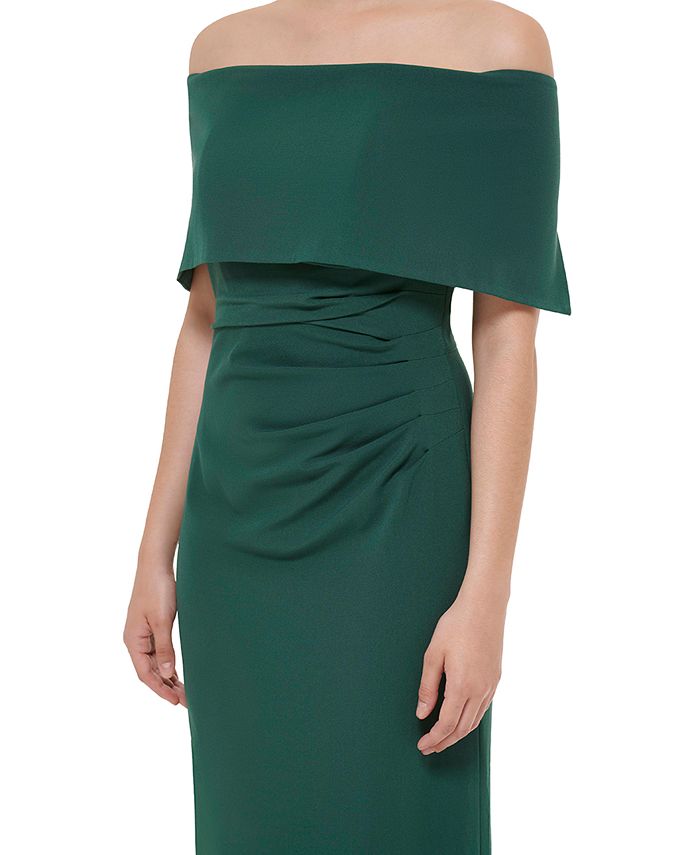 Vince camuto green on sale off the shoulder dress