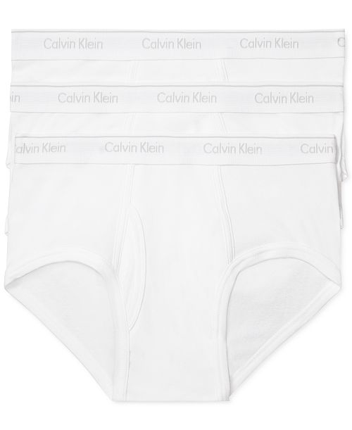 alfani Calvin Klein Men's 3-Pack Cotton Classics Briefs Men's Fashion & Accessories
