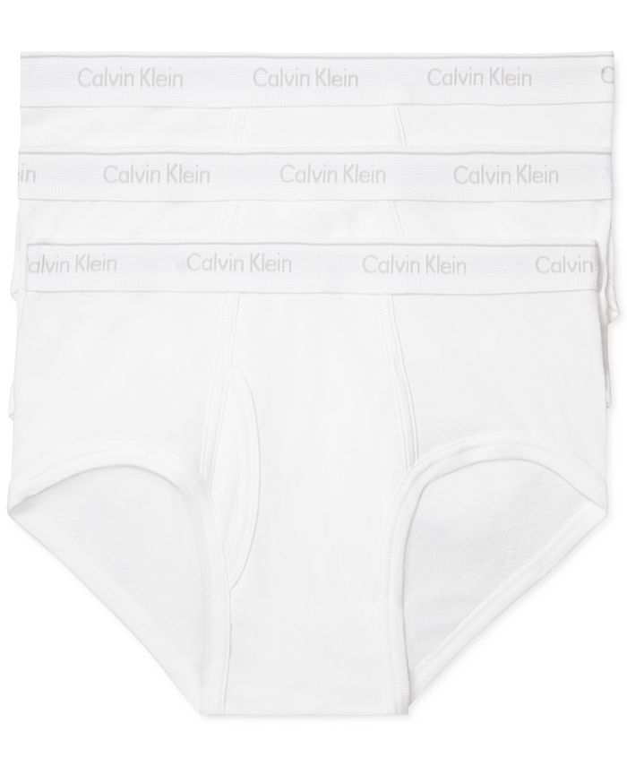 CALVIN KLEIN MENS 3 PACK HIPSTER BRIEF WHITE - Brands Megastore