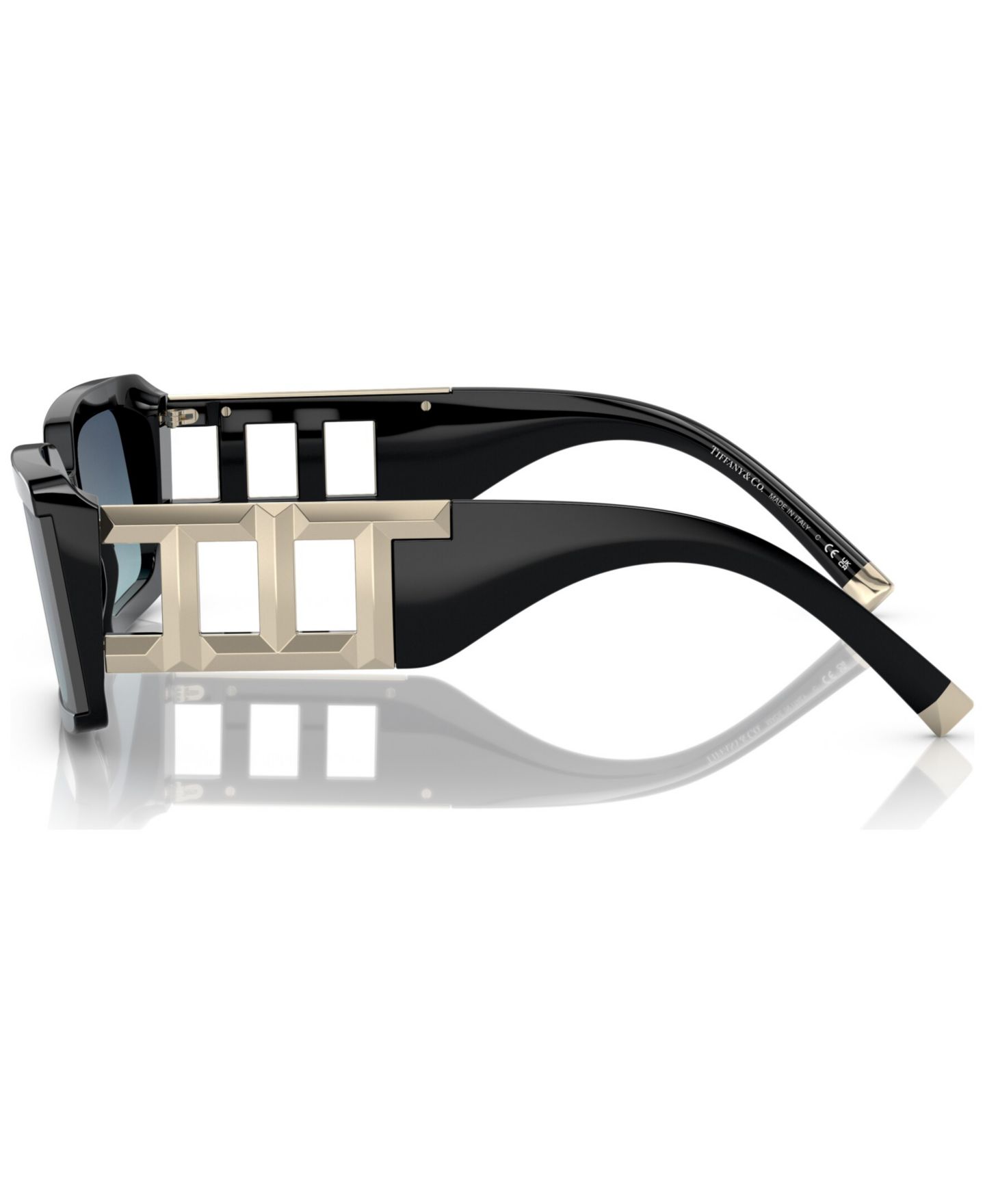 Женские солнцезащитные очки Tiffany & Co. Sunglasses, TF4197, цвет: Чёрный — фото 3