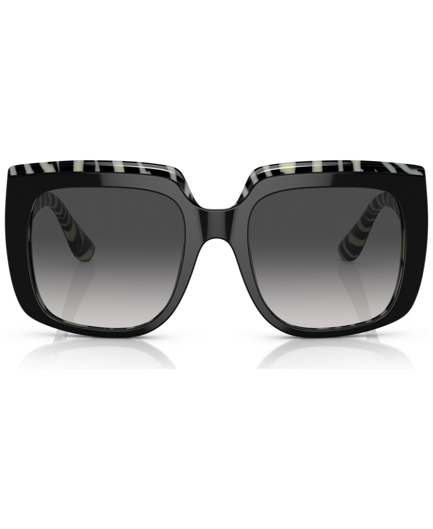 Женские солнцезащитные очки Dolce&Gabbana Sunglasses, DG441454-Y, цвет: Чёрный зебра — фото 2