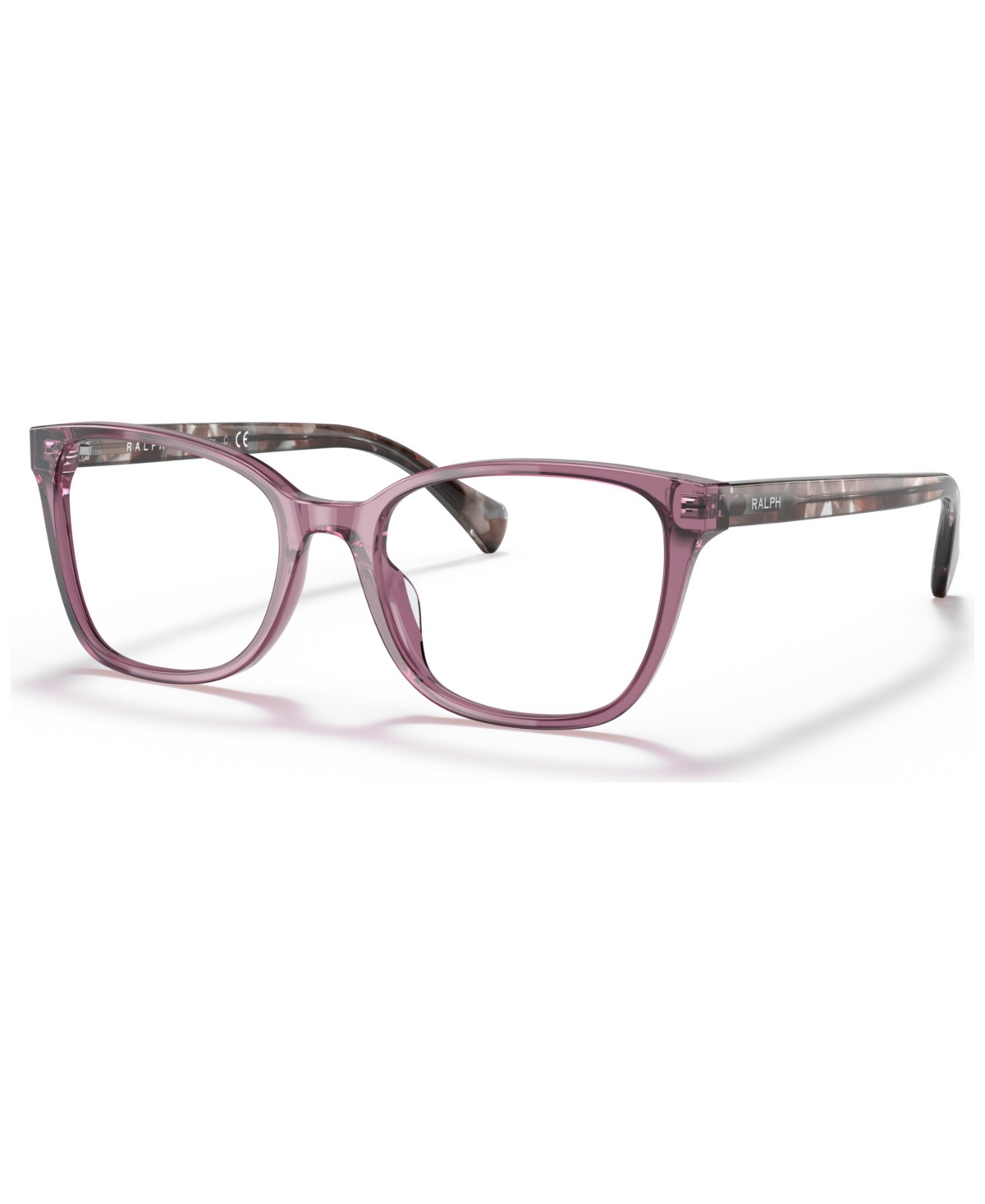 Women's Pillow Eyeglasses RA7137U - Shiny Transparent Violet