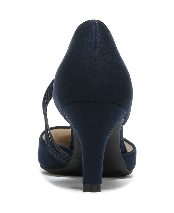 lifestride navy pumps