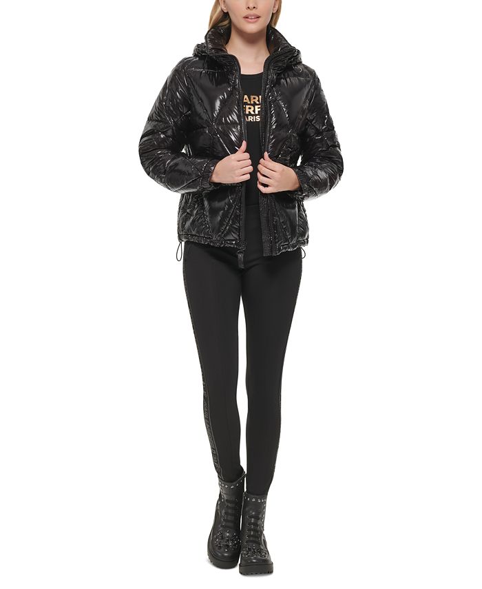 Karl lagerfeld puffer jacket women's top