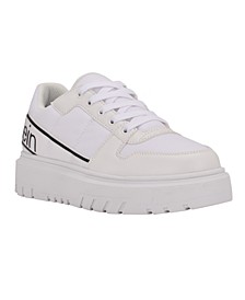 Women's Danyel Casual Lace-Up Puffy Platform Sneakers