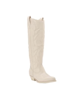 GUESS Women's Ginnifer Tall Cowboy Boots - Macy's