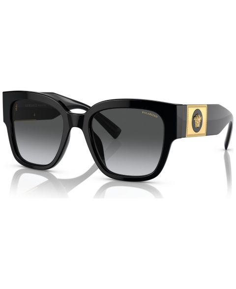 Женские солнцезащитные очки Versace Polarized Sunglasses, VE4437U, цвет: Чёрный